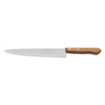 Cuchillo de acero inoxidable 8" mango madera Tramontina