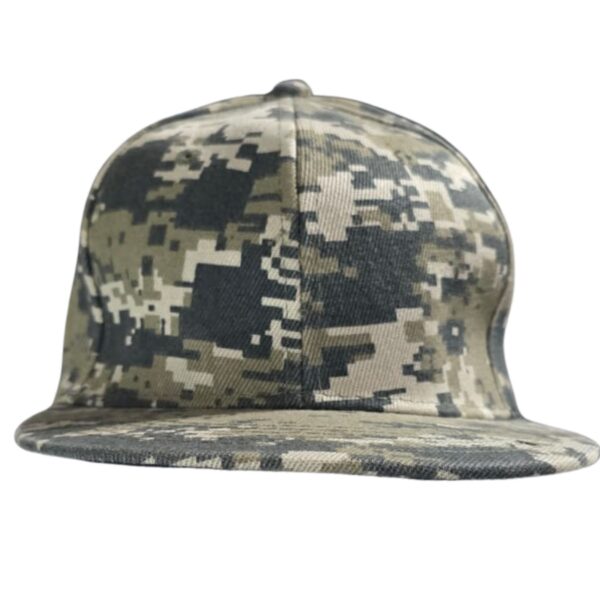 Gorra Snapback Visera Plana Camuflada Digital 1