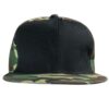 Gorra Snapback Visera Plana Camuflada Verde