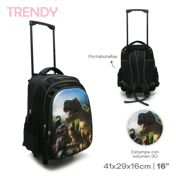 Mochila Carro Trendy Dino (16766)