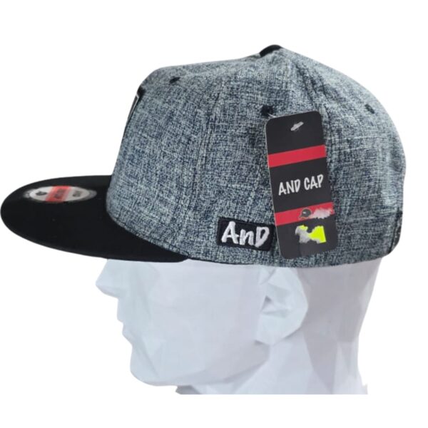 Gorra Snapback Visera Plana Gris