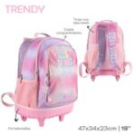Mochila Carro Trendy Rosa (27701)