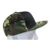 Gorra Snapback Visera Plana Camuflada Verde