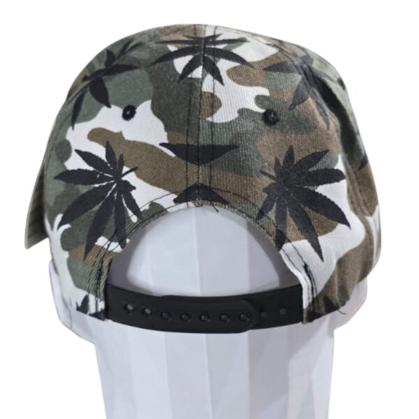 Gorra Snapback Visera Plana Hoja de Cannavis