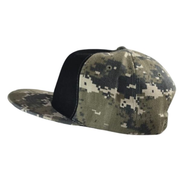 Gorra Snapback Visera Plana Camuflada Digital