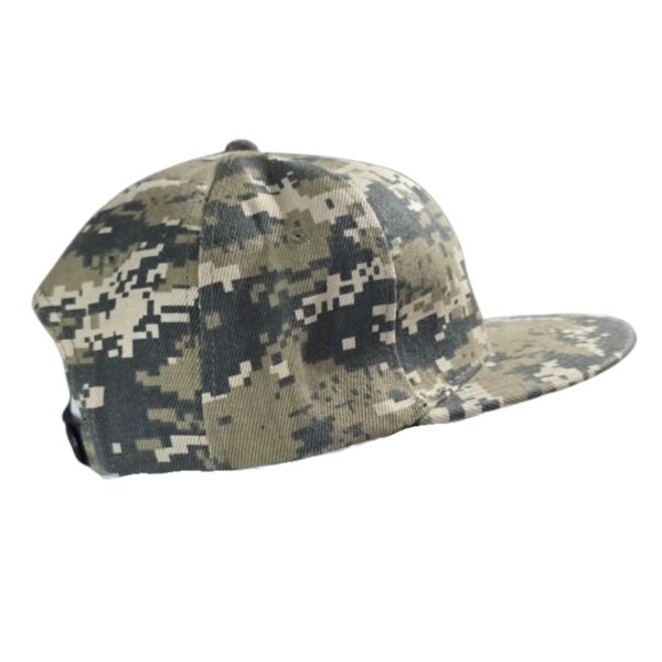 Gorra Snapback Visera Plana Camuflada Digital 1