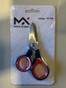 6 Tijera pesca mango hergonomico de acero inoxidable agua dulce / salada (FP-928)