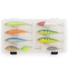 8 Caja de señuelos con divisiones y accesorios de pesca (FK-901B )