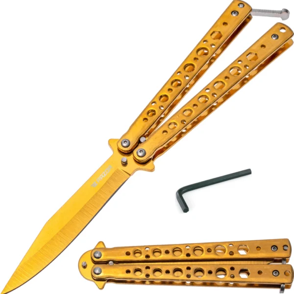 Navaja Mariposa Cuchillo con Filo Razor
