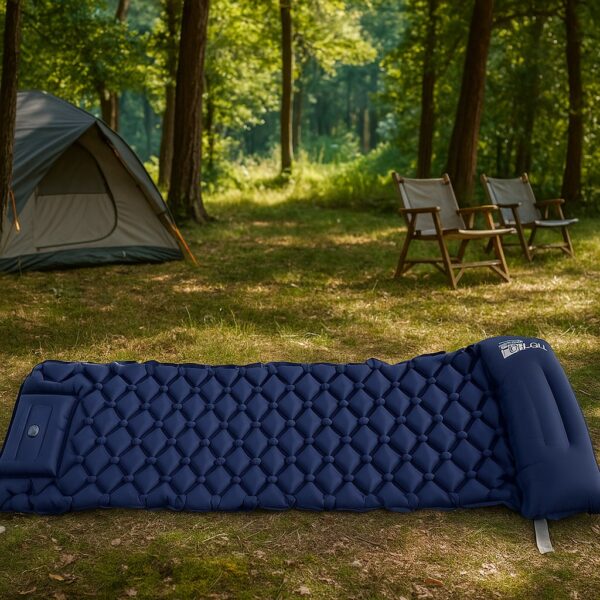 COLCHONETA ULTRALIVIAVA AUTOINFLABLECON ALMOHADA 530 GRS (AIS-M-4)