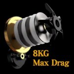 AK-200 9 Reel Mavix Diseño compacto freno magnetico / Derecho - Izquierdo