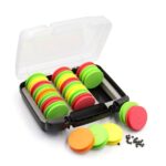 Caja con 24 alfajores de goma eva para líneas (ALF-19-02)