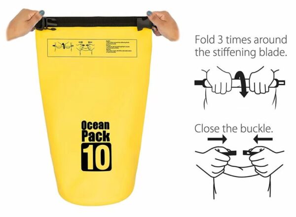 Bolsa impermeable pvc con correa 10l  (BEX-10)