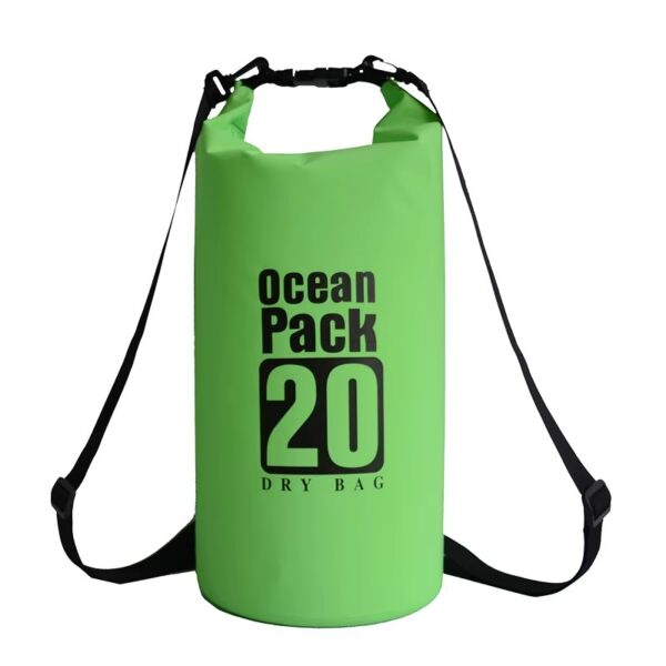 Bolsa impermeable pvc con 2 correas 20l  (BEX-20)