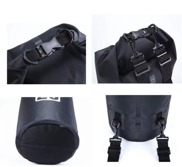 Bolsa impermeable pvc con 2 correas 30l (BEX-30)