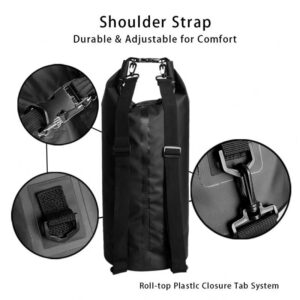 Bolsa impermeable pvc con 2 correas 30l (BEX-30)
