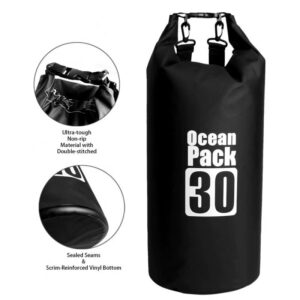 Bolsa impermeable pvc con 2 correas 30l (BEX-30)