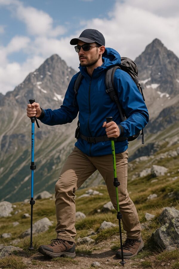 Baston trekking aluminio walk stick 135cm (BTX-2-2)