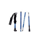 BTX 2-5 11 Bastón de trekkig aluminoo 4 tramos liviano compact0 130cm (BTX-2-5)