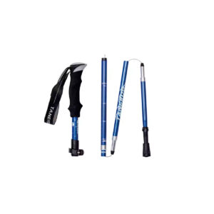 Bastón de trekkig aluminoo 4 tramos liviano compact0 130cm (BTX-2-5)