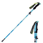 BTX 2-5 12 Bastón de trekkig aluminoo 4 tramos liviano compact0 130cm (BTX-2-5)