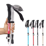 BTX 2-5 6 Bastón de trekkig aluminoo 4 tramos liviano compact0 130cm (BTX-2-5)
