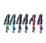 BTX 2-5 8 Bastón de trekkig aluminoo 4 tramos liviano compact0 130cm (BTX-2-5)