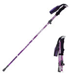 BTX 2-5 9 Bastón de trekkig aluminoo 4 tramos liviano compact0 130cm (BTX-2-5)