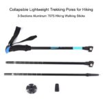 Bastón de trekking aluminio ajuste rapido 135cm (BTX-5-1)