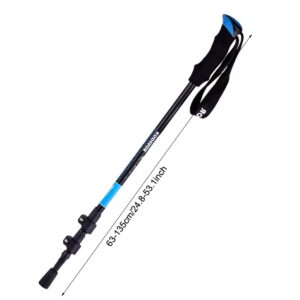 Bastón de trekking aluminio ajuste rapido 135cm (BTX-5-1)