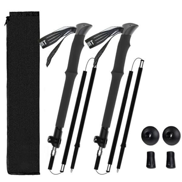 Baston de trekking soulide desmontable aluminio 135cm (BTX-5-2)