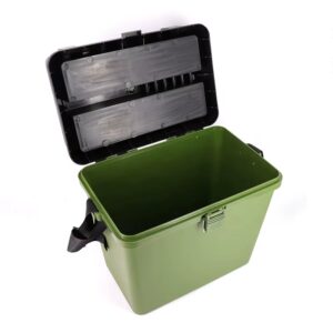 Caja de pesca grande 3 en 1 a, caja, balde, asiento (CDP-19-03)