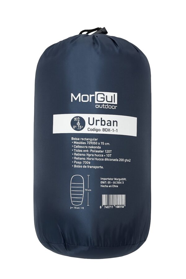 URBAN BOLSA DE DORMIR RECTANGULAR 0º (BDX-1-1)