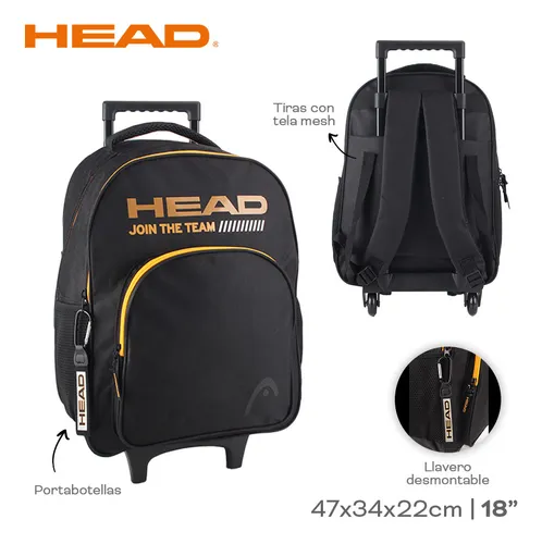 Mochila Carro Head Negra (27690)