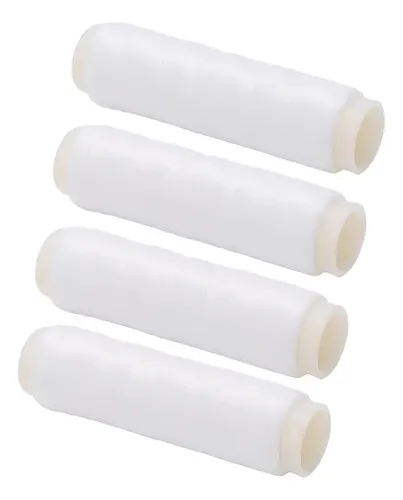 Pack Hilo Elástico Para Atar Carnada X 12 Unidades Pesca Blanco