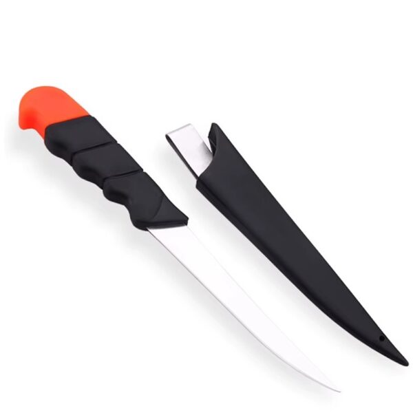 Cuchillo flotante para filetear con funda rigida 13 cm (F-104)