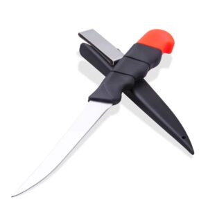 Cuchillo flotante para filetear con funda rigida 13 cm (F-104)