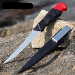 Cuchillo flotante para filetear con funda rigida 13 cm (F-104)