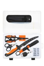 FK-901B 2 Caja de señuelos con divisiones y accesorios de pesca (FK-901B )