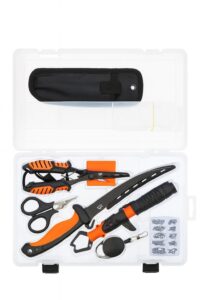 FK-901B 2 Caja de señuelos con divisiones y accesorios de pesca (FK-901B )