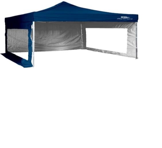 GAZEBO 3X3 MTS ALUMINIO MAR CRISTAL (BTG3H)