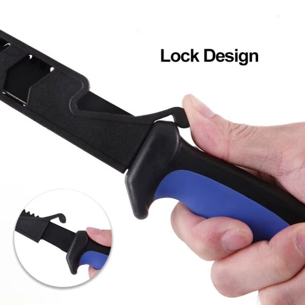 Cuchillo fileteador acero inoxidable 25cm con funda (HEP-14-02)