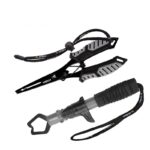 Juego de boga grip con gatillo 22cm y pinza de acero inoxidabel de 18cm (HDP-19-01)