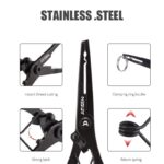 Juego de boga grip con gatillo 22cm y pinza de acero inoxidabel de 18cm (HDP-19-01)