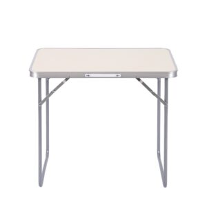 Juego de mesa 120x60x70 cm，4 silla，aluminio (TABLE-40)