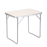 Juego de mesa 120x60x70 cm，4 silla，aluminio (TABLE-40)