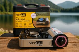 Anafe compacto de camping para gas butano (LM-01)