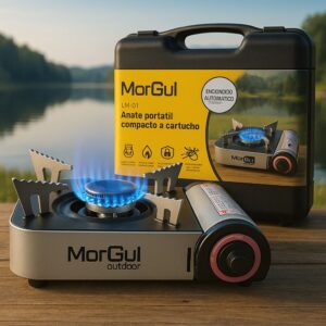 Anafe compacto de camping para gas butano (LM-01)