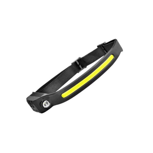 Linterna recargable vincha usd de 1 tira color amarillo con sensor (LDC-1-2)