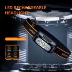 LDC 1-5 4 Linterna de cabeza con usb y sensor (LDC-1-5)